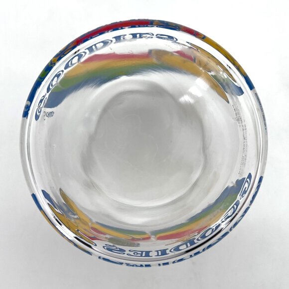 Vintage Peanuts Snoopy & Woodstock Rainbow Glass Goodies Cookie Candy Jar 7" - Picture 8 of 13